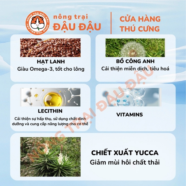 Bánh Cỏ Sợi Yee Cho Thỏ, Bọ Ú, Chinchilla 85% Thành Phần Từ Cỏ 280g