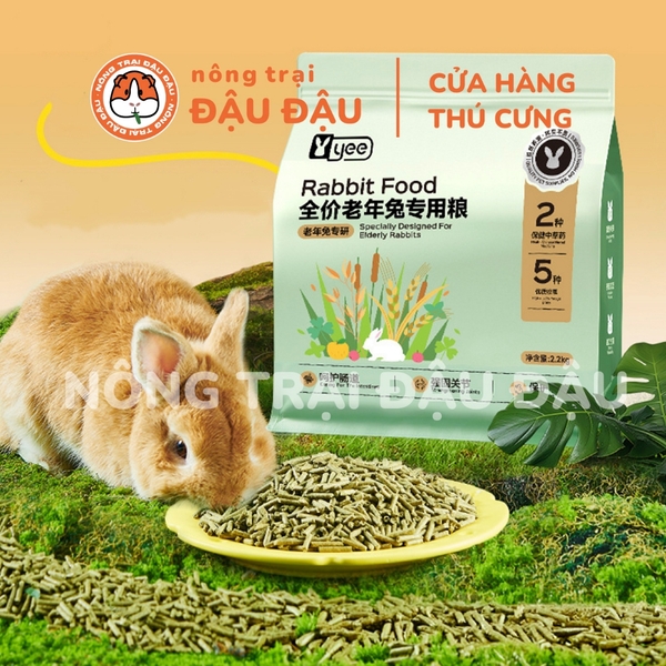 Cỏ Nén Cho Thỏ Lớn Tuổi Yee Giàu Chất Xơ Cân Bằng Dinh Dưỡng 2,2kg