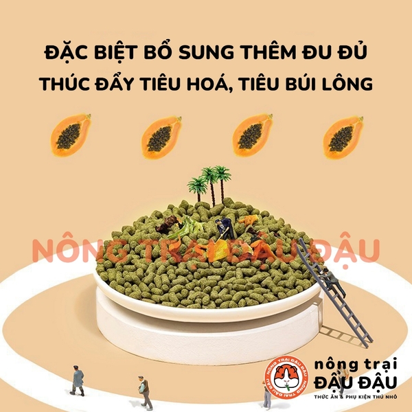 Cỏ Nén Yee Thỏ Nâu