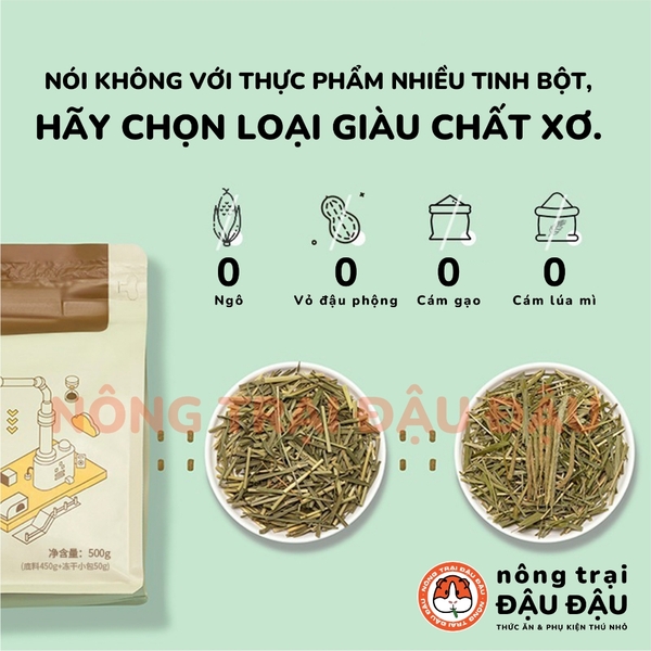 Cỏ Nén Yee Thỏ Nâu