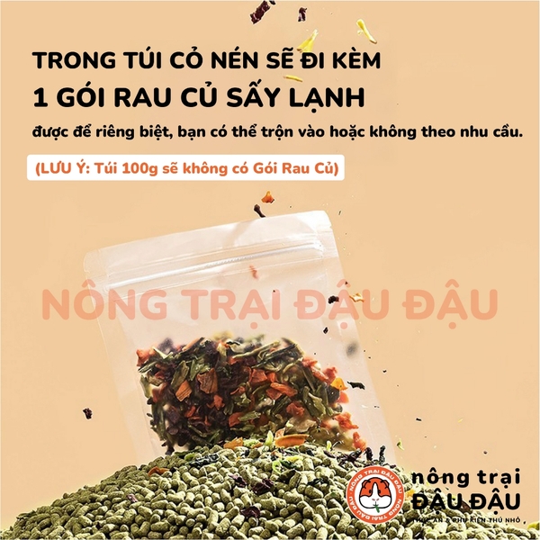 Cỏ Nén Yee Thỏ Nâu
