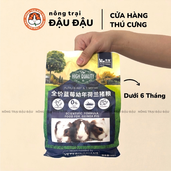Cỏ Nén Timothy Cho Bọ Ú Chuột Lang Niu Chong Giàu Chất Xơ Bổ Sung Việt Quất 800g