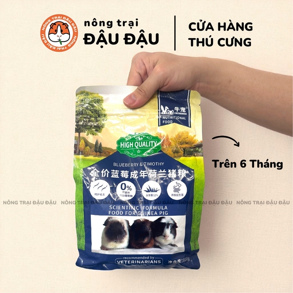 Cỏ Nén Timothy Cho Bọ Ú Chuột Lang Niu Chong Giàu Chất Xơ Bổ Sung Việt Quất 800g
