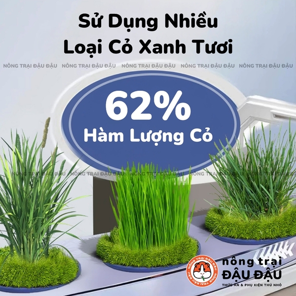 Cỏ Nén Cho Thỏ Niu Chong Giàu Chất Xơ Bổ Sung Việt Quất 800g