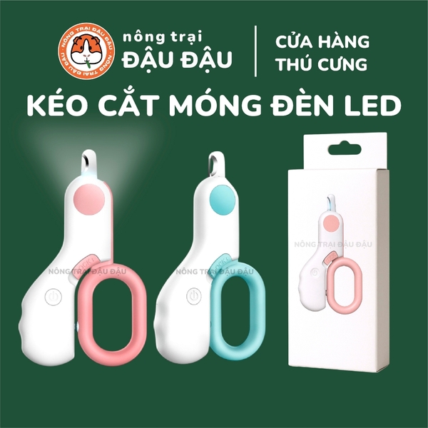 Kìm Cắt Móng Kéo Cắt Móng Cho Thỏ, Bọ Ú, Chó, Mèo Có Đèn Led