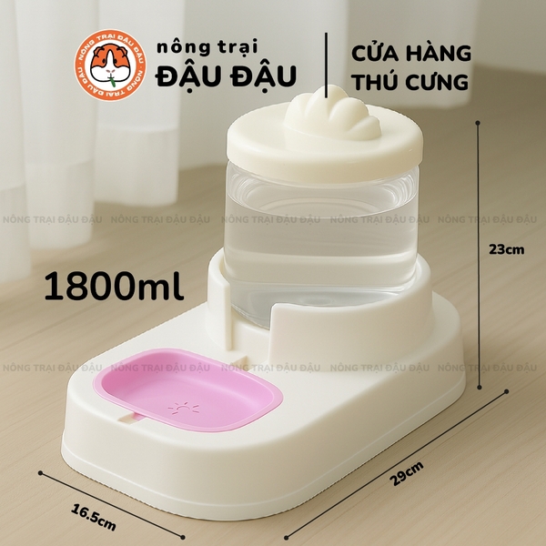 Bình Nước Tự Động Cho Thỏ, Bọ Ú, Chó, Mèo Tiện Lợi Dung Tích Lớn