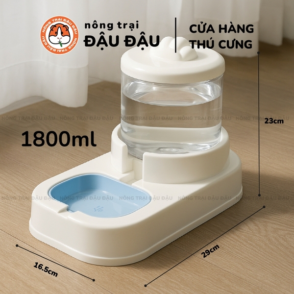 Bình Nước Tự Động Cho Thỏ, Bọ Ú, Chó, Mèo Tiện Lợi Dung Tích Lớn