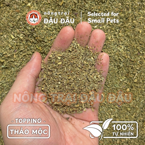 Lá Húng Quế Sấy Khô Cho Thỏ, Bọ Ú, Chinchilla, Hamster Thảo Mộc 50g