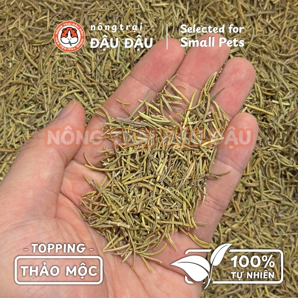 Lá Hương Thảo Sấy Khô Cho Thỏ, Bọ Ú Thảo Mộc Tự Nhiên 50g
