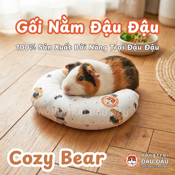 Gối Nằm Đậu Đậu Chuyên Dụng Cho Bọ Ú, Thỏ, Thú Nhỏ, Chó, Mèo