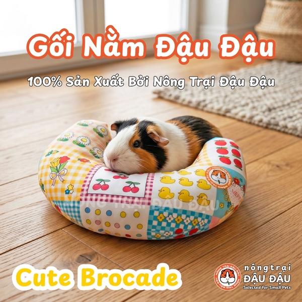 Gối Nằm Đậu Đậu Chuyên Dụng Cho Bọ Ú, Thỏ, Thú Nhỏ, Chó, Mèo