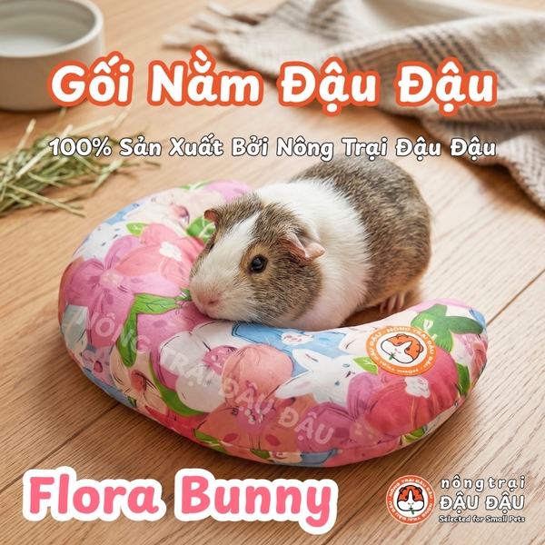 Gối Nằm Đậu Đậu Chuyên Dụng Cho Bọ Ú, Thỏ, Thú Nhỏ, Chó, Mèo