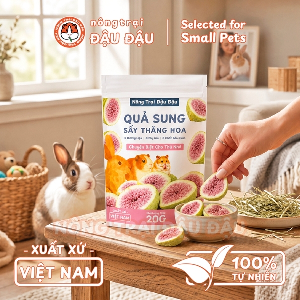 Sung Sấy Thăng Hoa Cho Thỏ, Bọ Ú, Hamster Ăn Vặt 20g