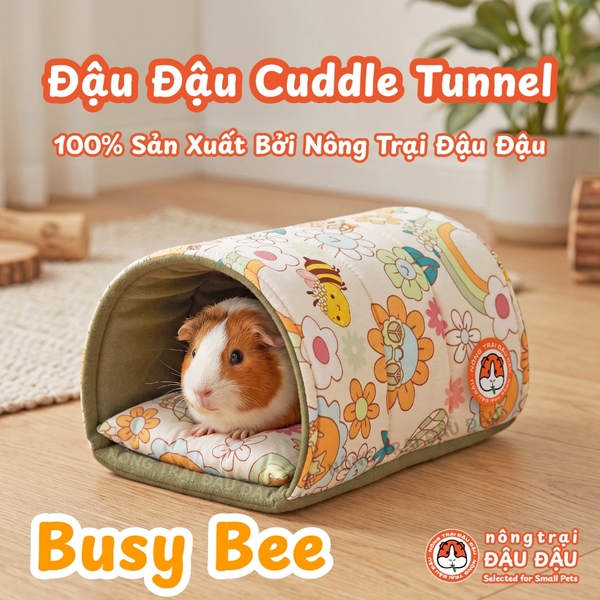 Hầm Chui Cho Bọ Ú Chuột Lang, Hamster Hầm Chui Vải Đậu Đậu