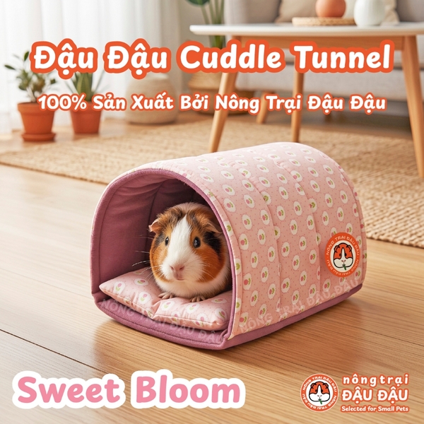 Hầm Chui Cho Bọ Ú Chuột Lang, Hamster Hầm Chui Vải Đậu Đậu