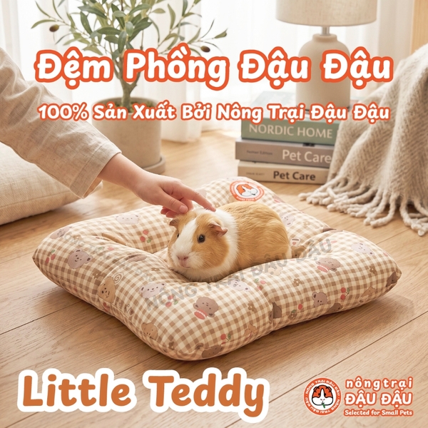 Đệm Cho Bọ Ú, Thỏ, Chinchilla, Thú Nhỏ Đệm Phồng Thoải Mái Thoáng Mát