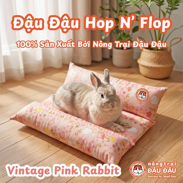 Đệm Nằm Cho Thỏ, Bọ Ú, Chuột Lang, Mèo, Chó Nhỏ Hop N’ Flop Nông Trại Đậu Đậu
