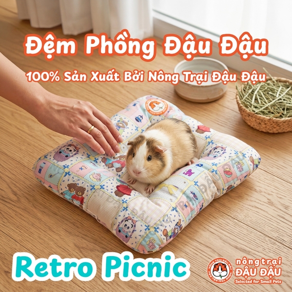 Đệm Cho Bọ Ú, Thỏ, Chinchilla, Thú Nhỏ Đệm Phồng Thoải Mái Thoáng Mát