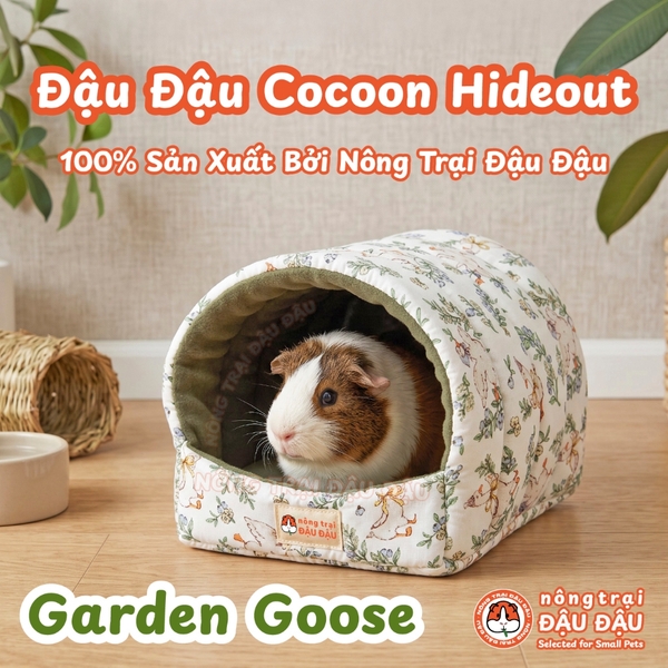 Nhà Ngủ Trú Ẩn Cho Chuột Lang, Bọ Ú, Hamster, Sóc Bay Đậu Đậu Cocoon Hideout