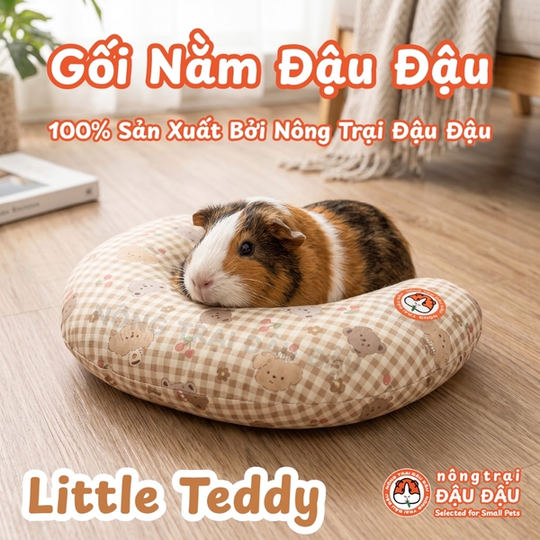 Gối Nằm Đậu Đậu Chuyên Dụng Cho Bọ Ú, Thỏ, Thú Nhỏ, Chó, Mèo
