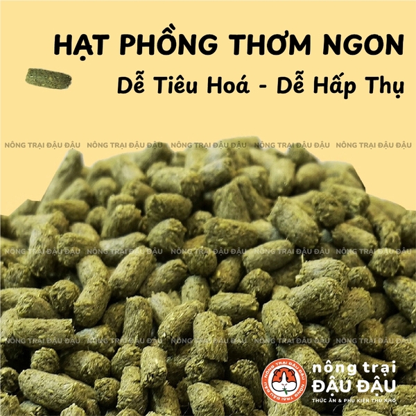 Cỏ Nén Hạt Phồng Cho Thỏ Bổ Sung Thảo Mộc Niu Chong Túi 900g