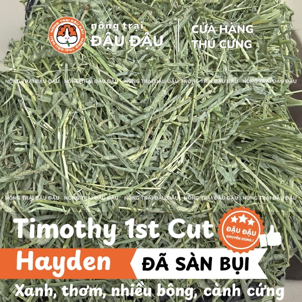 Cỏ Timothy Cho Thỏ, Bọ Ú, Chinchilla Giàu Chất Xơ 1kg