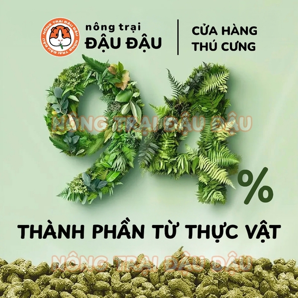 Cỏ Nén Thảo Mộc Cho Thỏ Jolly Với 94% Thành Phần Thực Vật Hỗ Trợ Tiêu Hoá 900g