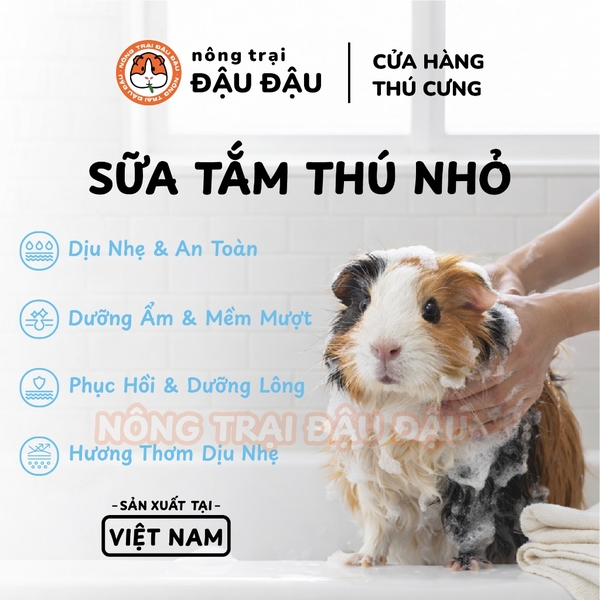 Sữa Tắm Pawie Cho Bọ Ú, Nhím, Chồn Sương, Thú Nhỏ 300ml