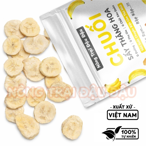 Chuối Sấy Thăng Hoa Cho Thỏ, Bọ Ú, Hamster,Chinchilla Ăn Vặt Cho Thỏ, Bọ Ú, Hamster, Chinchilla Thơm Ngon 40g