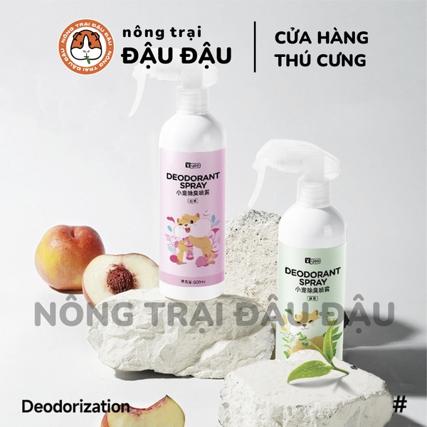Xịt Khử Mùi Cho Bọ Ú, Thỏ, Hamster Yee Chiết Xuất Thực Vật 500ml