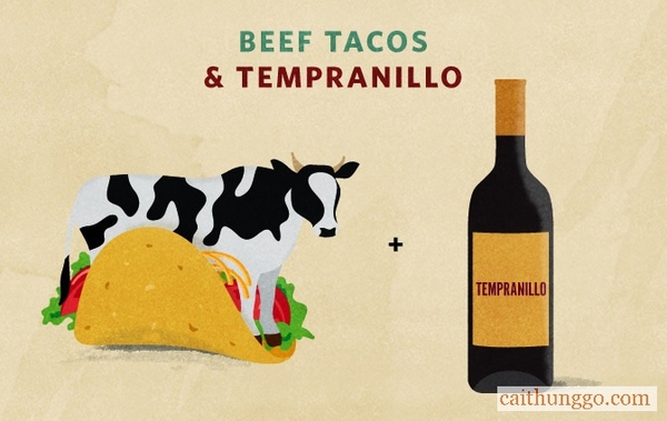 Taco Bò + Tempranillo