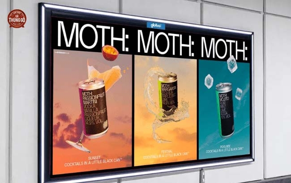 Moth – Cocktail trong lon đen chinh phục toàn quốc