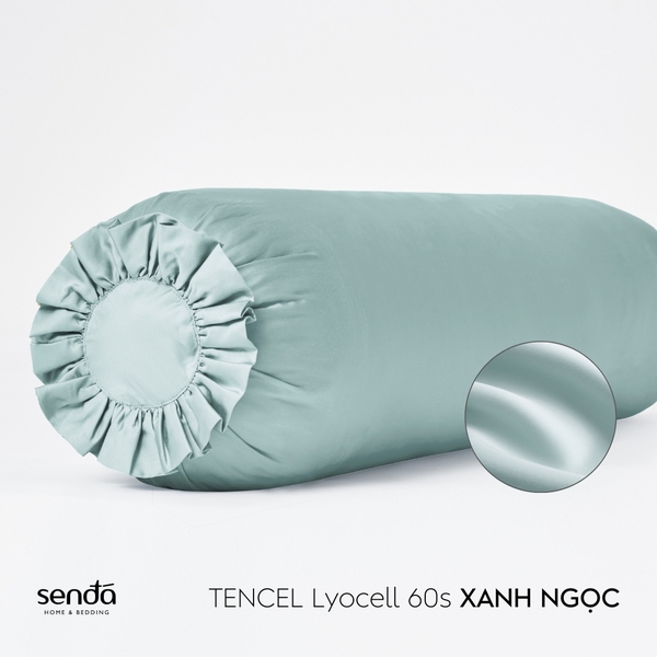 Vỏ gối ôm Lụa Tencel trơn màu 3