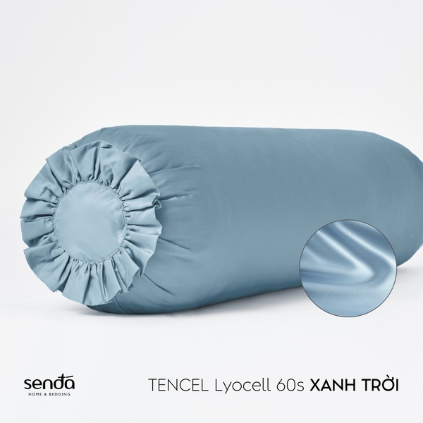 Vỏ gối ôm Lụa Tencel trơn màu