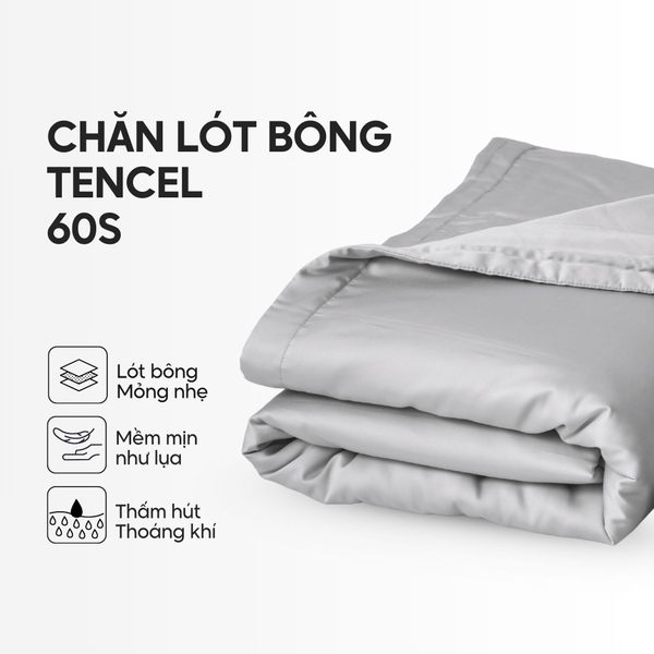 Vỏ chăn bông Lụa Tencel 2m2x2m trơn màu 5