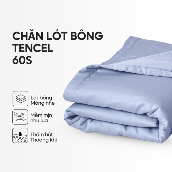 Vỏ chăn bông Lụa Tencel 2m2x2m trơn màu 1