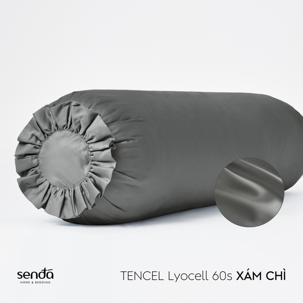 Vỏ gối ôm Lụa Tencel trơn màu 5