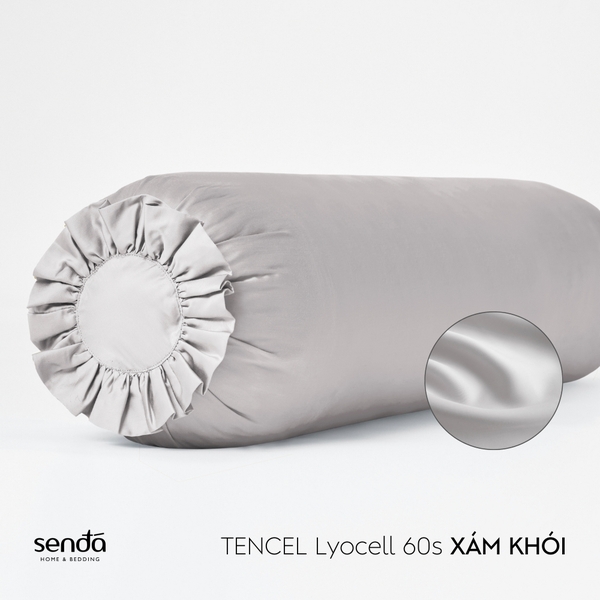 Vỏ gối ôm Lụa Tencel trơn màu 5