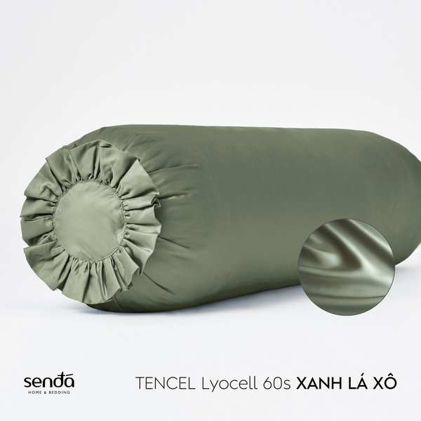Vỏ gối ôm Lụa Tencel trơn màu 3