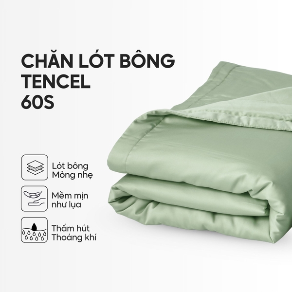 Vỏ chăn bông Lụa Tencel 2m2x2m trơn màu 3