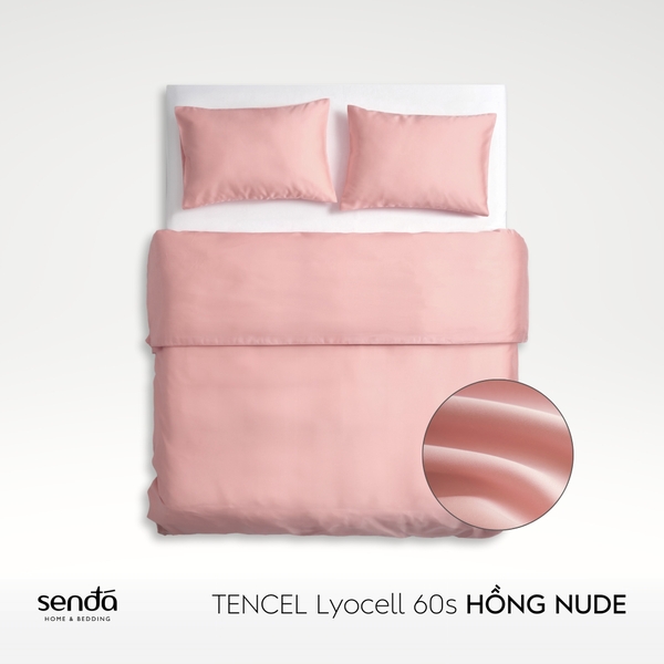 Bộ chăn gối 3 món Lụa Tencel trơn màu 5