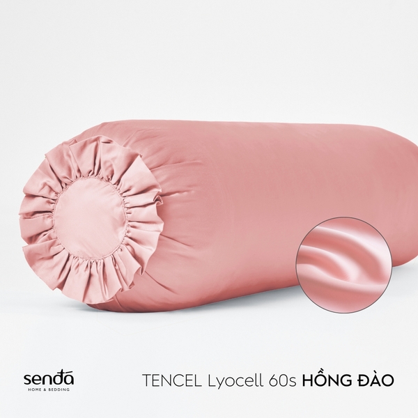 Vỏ gối ôm Lụa Tencel trơn màu 4
