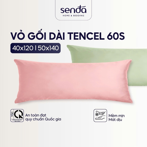 Vỏ gối dài lụa Tencel