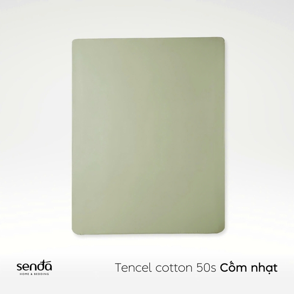 Ga giường Lụa Tencel Cotton trơn màu