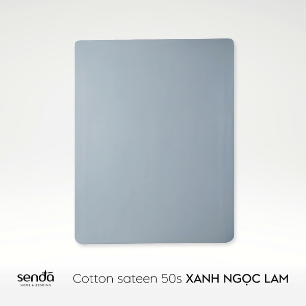Ga giường Cotton Sateen 50S trơn màu
