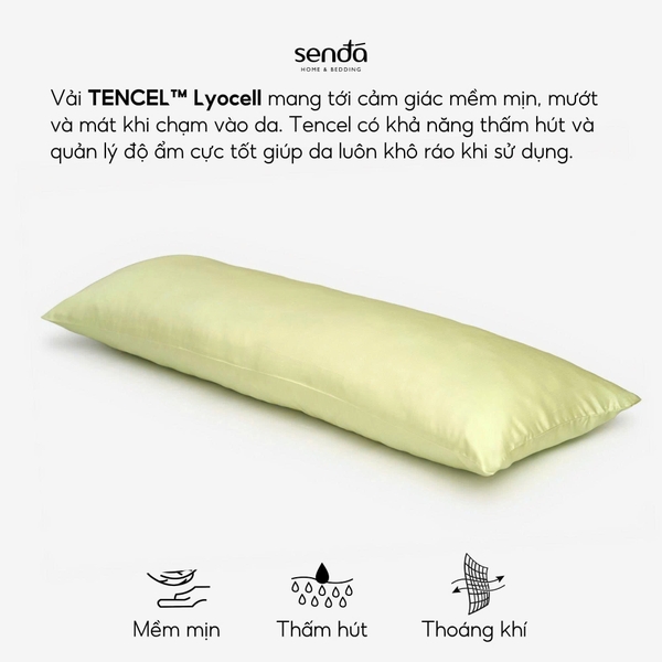 Vỏ gối dài lụa Tencel