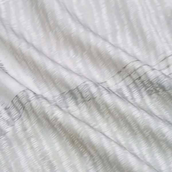 Vỏ gối nằm Lụa Tencel 60S họa tiết - Kẻ vân xám