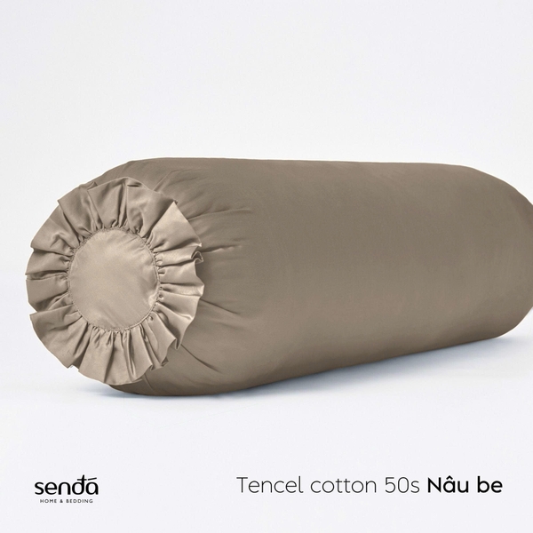 Vỏ gối ôm Tencel Cotton trơn màu