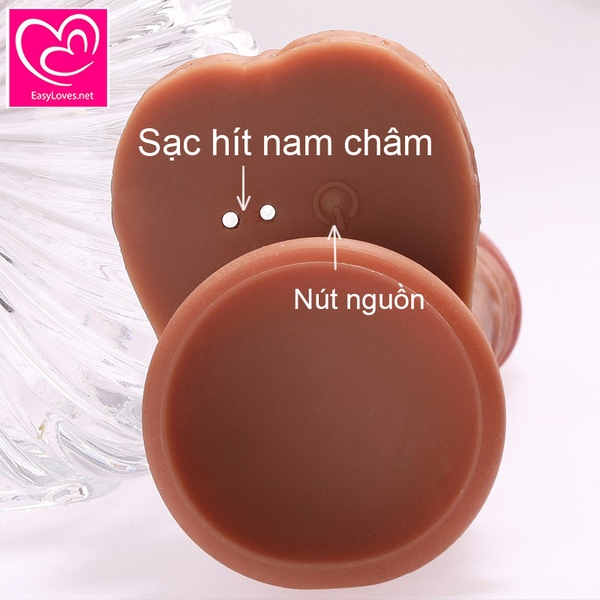 [Mã 109] Dương vật giả rung thụt sưởi hít sàn ĐK từ xa | Sạc tích điện