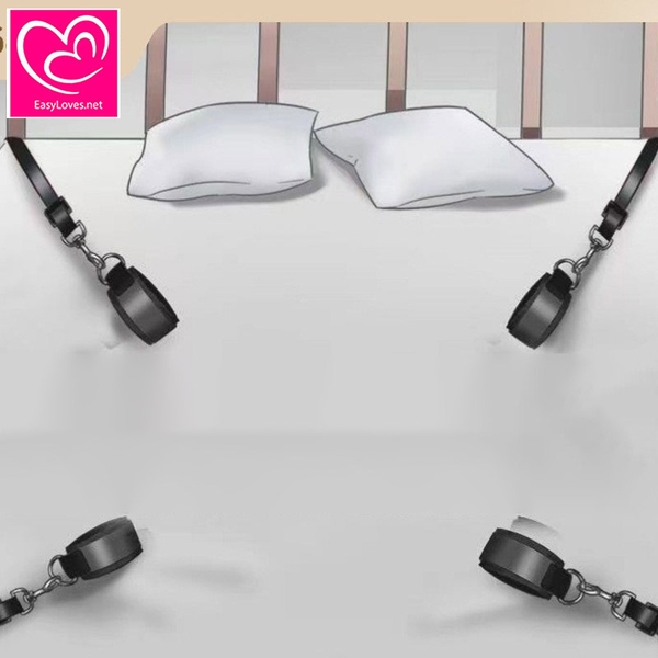 [Mã 121] Bộ Dây SM trói tay chân trên giường